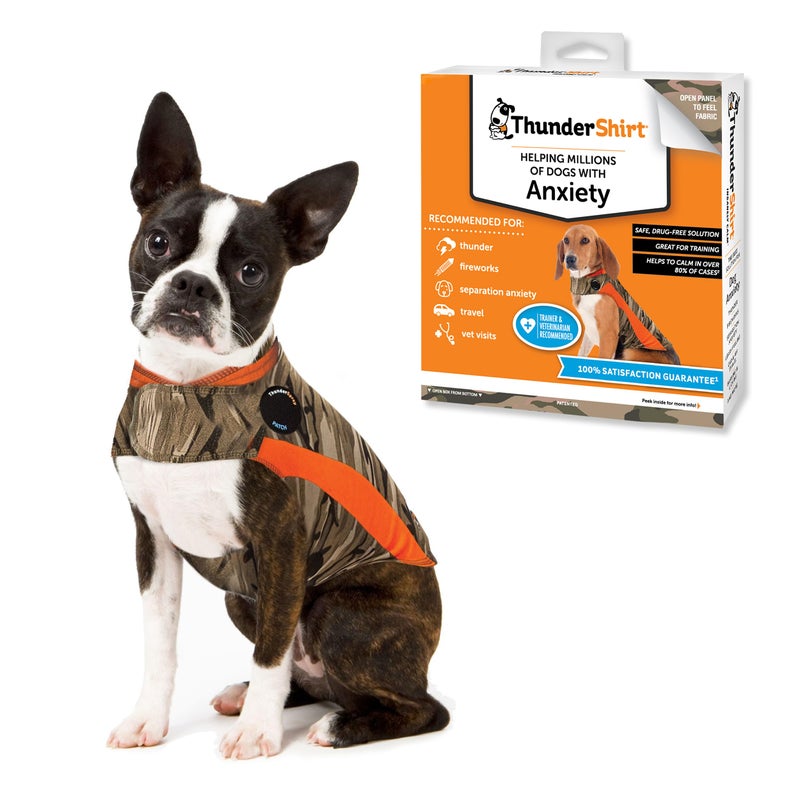 ThunderShirt for Dogs, X Small, Camo Polo - Dog Anxiety Vest - Image 1